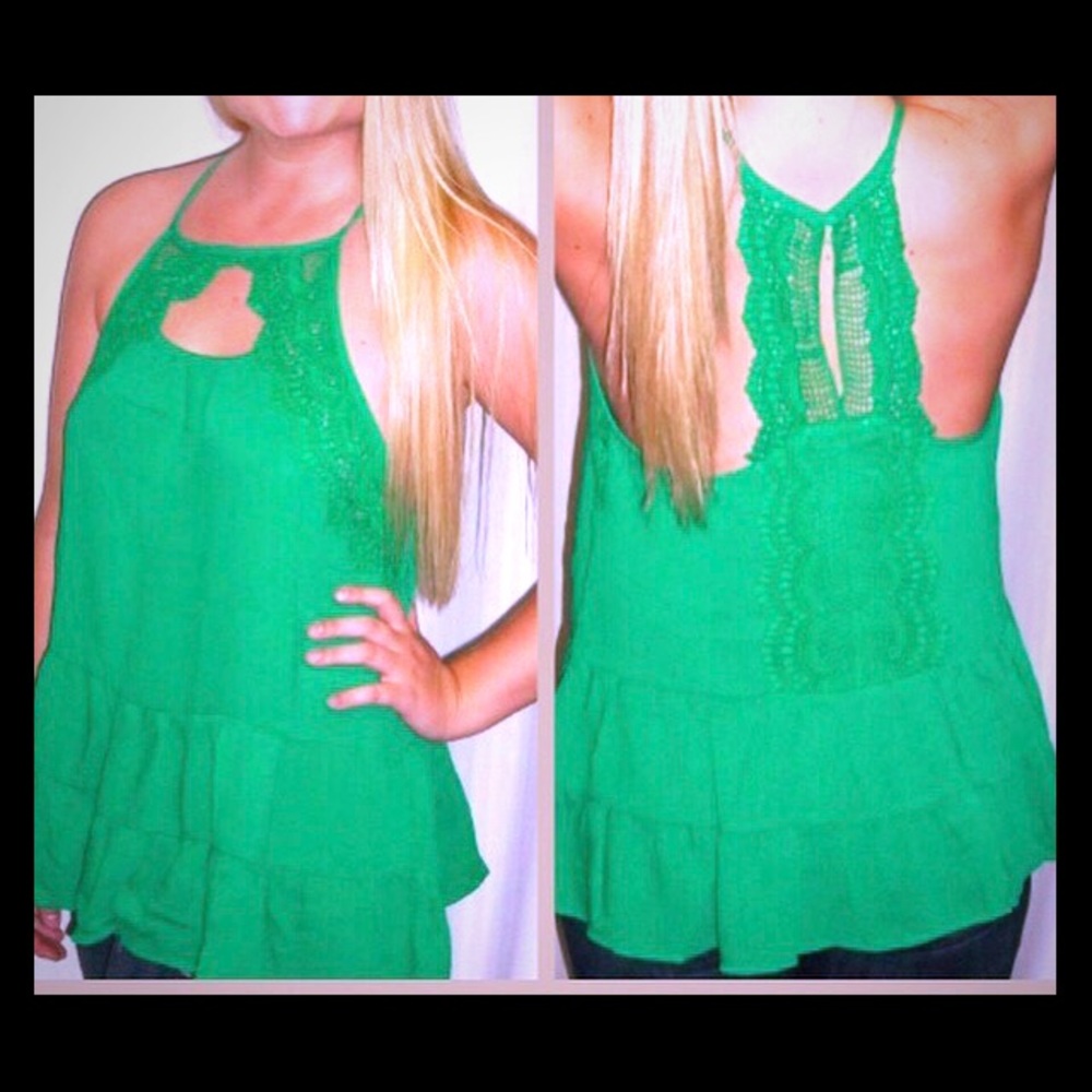 Boutique ruffle tank